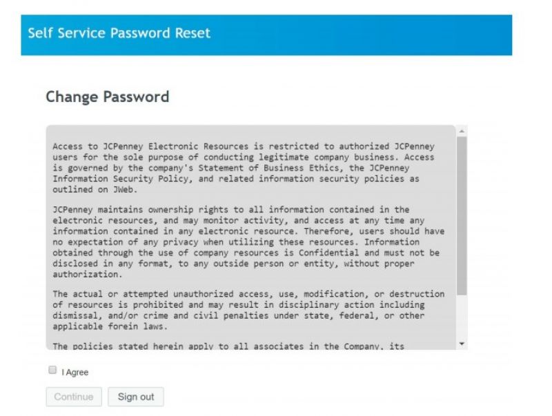 JCPenny credit card ForgotPassword2